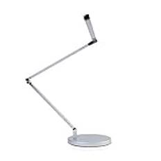 ZXSXDSAX Bordslampa Metall sväng arm skrivbordslampa, flexibel bordslampa, uppladdningsbar, ögonkrokbordslampor, dimbar vikbordslampa, energibesparande dimbar, säng och bordslampor(Color:White)