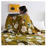 King Quilt: Queen-size-täcken, drottning, sängkläder, sängkläder och filtar 100 % vändbar blommig bomull bomull heminredning för alla årstider (Storlek: Queen (79 tum x 90