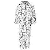 Alomejor Snow Wild Camouflage Ghillie Suit 3D-blad-jacka och byxset för jakt, jakt och jakt