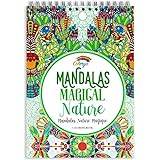 Colorya Mandala Magic Nature Edition - A4 - Färgbok För Vuxna - Anti Stress Zen Coloring Mandalas - Färgbok - Uppdrag För Vuxna