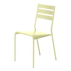 Fermob - Facto Chair Frosted Lemon A6 - Matstolar utomhus - Patrick Jouin - Gul - Metall