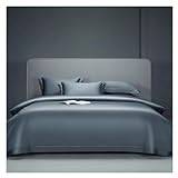 Egyptian Cotton Bedding Set Luxury Gray Hollow Lace Duvet Cover Bed Sheet Pillowcases Solid Color Style Home Textile,Set med täcke