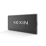KEXIN SSD 250 GB bärbar extern hårddisk upp till 500 MB/s Ultra Hårddisklagringsminne för PC, skrivbord, bärbar dator, MacBook, USB-C-enhet, USB-C-smartphones, svart