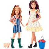 Barbie GHT16 – Kul på bondgården dockor lekset med skipper och stacie-dockor, grisar och äpplen, leksaker från 3 år