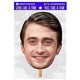Daniel Radcliffe mask kändis ansiktsmasker skådespelare på en pinne