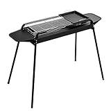 IJNHYTG Grill Metal BBQ Grill Electric Charcoal Grill Automatic Flip Barbecue Stove For Outdoor Picnic Home Garden Party Roasting