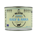 Majstor Katt Blended Kalv & Anka 6x200g