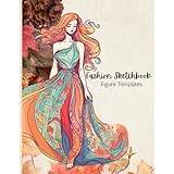Fashion Sketchbook with Figure Templates for Girls: 400 Figure templates in 14 dynamic poses: Essentials Fashion Sketchbook - Pocketbok