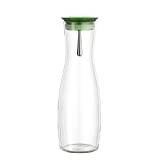 Bohemia Cristal 093 006 108 SIMAX karaff ca 1250 ml tillverkad av värmebeständigt borosilikatglas med praktisk pip av plast grön "Viva"