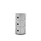 Kartell - Componibili 5967 Chrome - 3 Compartments - Hurtsar