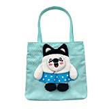 Canvas bärväska för husdjur - Bärbar hundväska,Söt husdjursväska med öppen design för små hundar och katter Hepvet