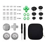 Replacement Metal Modification Heightened Buttons Thumbsticks D-Pad Cross Paddles Kit For PS5