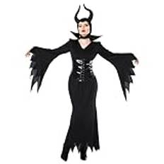 Boland 84035 Evil Queen Tonårskostym, 14-16 år, kostym för halloween, karneval, temafest
