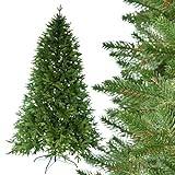SMEREKA® Konstgjord julgran 250 cm 100% naturtrogen formgjutning, tillverkad i EU - konstgjord julgran med stativ i metall - Christmas tree