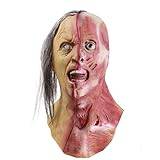 Hworks Spoof zombies mask latex heltäckande ansiktsskydd kostym lekrekvisita för halloween
