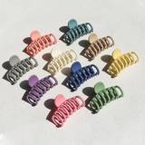 SHEIN 10pcs/Set Candy Colored Mini Jaw Hair Clips, Fashion Women Hair Accessories For Vacation, Daily Commute, Face Wash, Bath, Glamorous Ladies, Antiskid M