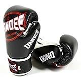 Sandee CoolTec boxningshandskar i läder för vuxna (svart, 35 ml)