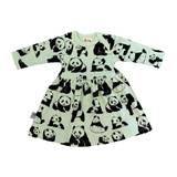 Babyklänning Panda - 3-12mån: 3-6mån