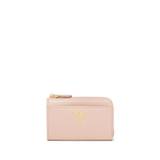 Prada - plånbok i läder med nyckelring - dam - kalvskinn/nappaskinn/nylon - one size - Rosa