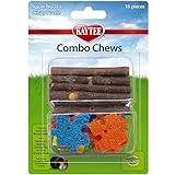 Super Pet Combos Apple Sticks and Crispy Wood Puzzle Natural Chew Toys - 3 Pack