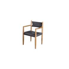 Cane-line Royal stol Teak med mörkgrå sits