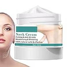 Whitening Neck Firming Cream | Formel för åtstramning, lyftning och nackkrä - Uppstramande, återfuktande ansiktskrä, huduppstramande krä för alla hudtyper Tlm toys
