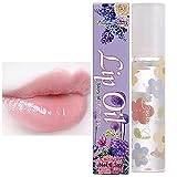 Clear Lip Gloss Roller | 0,21 oz söt roll-on läppbalsa med återfuktande blommig olja - Ge näring åt fuktgivande och transparent läppolja blommönster för höst och vinter Youpo
