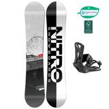 Nitro Snowboardpaket Prime Raw Wide 156 + Staxx Black L