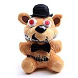 uiuoutoy FNAF Plush Five Nights At Freddy's Plushies Toys Circus Baby Funtime Foxy Golden Freddy Bear Soft Doll Kids Gift (Nightmare Freddy 8 )