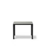 Fredericia Furniture - Piloti Table, 46,5 x 39 cm, Svartlackerad ek - Soffbord