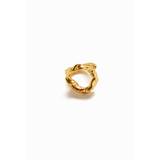Zalio gold plated letter O ring