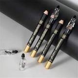 Black Eyeliner Eyeshadow Pencil Smudge Proof Rich Color High Pigmented Makeup Pen