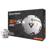 TaylorMade TP5 X PIX Golf Balls 2024 White