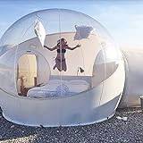 ATHUAH Utomhus uppblåsbart Transparent Bubble House, Vattentätt Transparent Camping Fritidshotell Bed And Breakfast Star Tent Bubble House, Lämplig för inomhus/utomhus, 4M