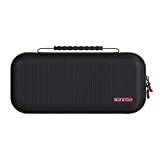 Skull & Co. Maxcarry Case for NeoGrip, GripCase Crystal: Portable Hard Shell Protective Travel Carrying Case with Storage for Nintendo Switch OLED and OG Switch, GripCase & Accessories - Black