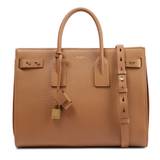 Saint Laurent Sac De Jour Supple Medium leather tote bag - brown - One size fits all