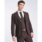 Harry Brown – Brun tweedkavaj, del av kostym-Brun/a - 58