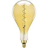 Glödlampor Vintage Edison Glödlampa A110, A130, A160 Stor storlek Dimbar Retro LED-lampa Edison Glödlampa E27 LED-glödlampa Dekor Glödlampa 4W varmvit glödlampa för ljuskrona,A160 (A130) (Färg: A160)