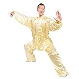 Fyra säsonger Tai Chi Uniform Set, Kampsportsdräkter Kampsportsuniformer för män, Kung Fu Tai Chi Kläder Traditionell kinesisk Wing Chun Wushu Dräkt Bomull och linne, Zen Meditation Yogadräkt