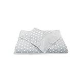 Baby sängkläder set för barn 100 x 130 bomull Oeko-TEX 2-delat babysängkläder: täcke/påslakan + örngott (grå stjärnor)