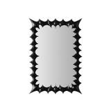 Dusty Deco - Brutalist Mirror Small - Svart - Väggspeglar