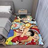 3D One Pie@ce Anime Game Non-Slip Matta, Stor lekmatta for barnrum, Barnpojkmatta, Sovrumsdekoration, Stora mattor till vardagsrummet, Tecknad Anime Present (Color : #1, Size : 60x90cm)