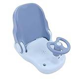 Babybadsits Justerbar Duschstol för Spädbarn för en Säker och Rolig Badbilsform (BLUE)