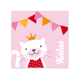 Hoppelina – Inbjudningskort/Party Card “Kattprinsessa”