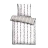 biberna 0008579 Trendline sängkläder set med örngott bäver 1 x 155 x 200 cm + 1 x 80 x 80 cm, grå