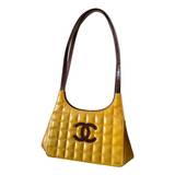 Chanel East West Chocolate Bar leather handbag