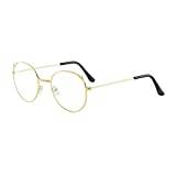通用 2022 Blåljusblockerande glasögon, kvinnor män dator lässpel anti-ögonansträngning blåljusglasögon receptfria (guld)