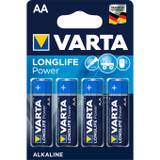 Varta AA 1,5V Alkaline batteri (4 stk) Best i test!