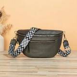 Fashion Chest Bag With Wide Strap, Large Capacity, Simple Commuting Dumpling Bag