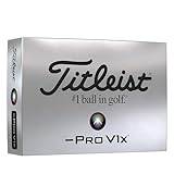 TITLEIST Pro V1x Left Dash Golfboll, Vit, En Storlek